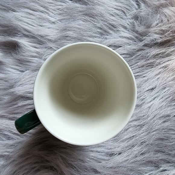 Starbucks 2022 green ceramic classic mermaid logo tall coffee mug - Picture 5 of 5